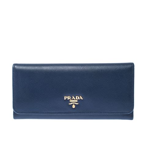 prada royal blue wallet|Prada small wallet.